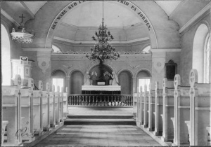 Örtofta kyrka. Källa: Riksantikvarieämnetet/Wikimedia Commons.